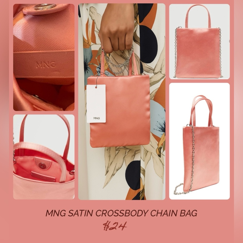 MANGO Crossbody Chain Bag
